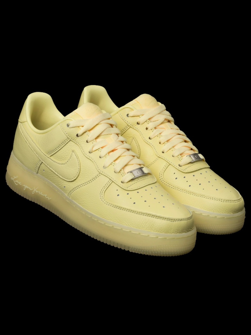 Nike x Drake NOCTA LOVE YOU FOREVER AIR FORCE 1 in Citron Size 10 NEW IN BOX